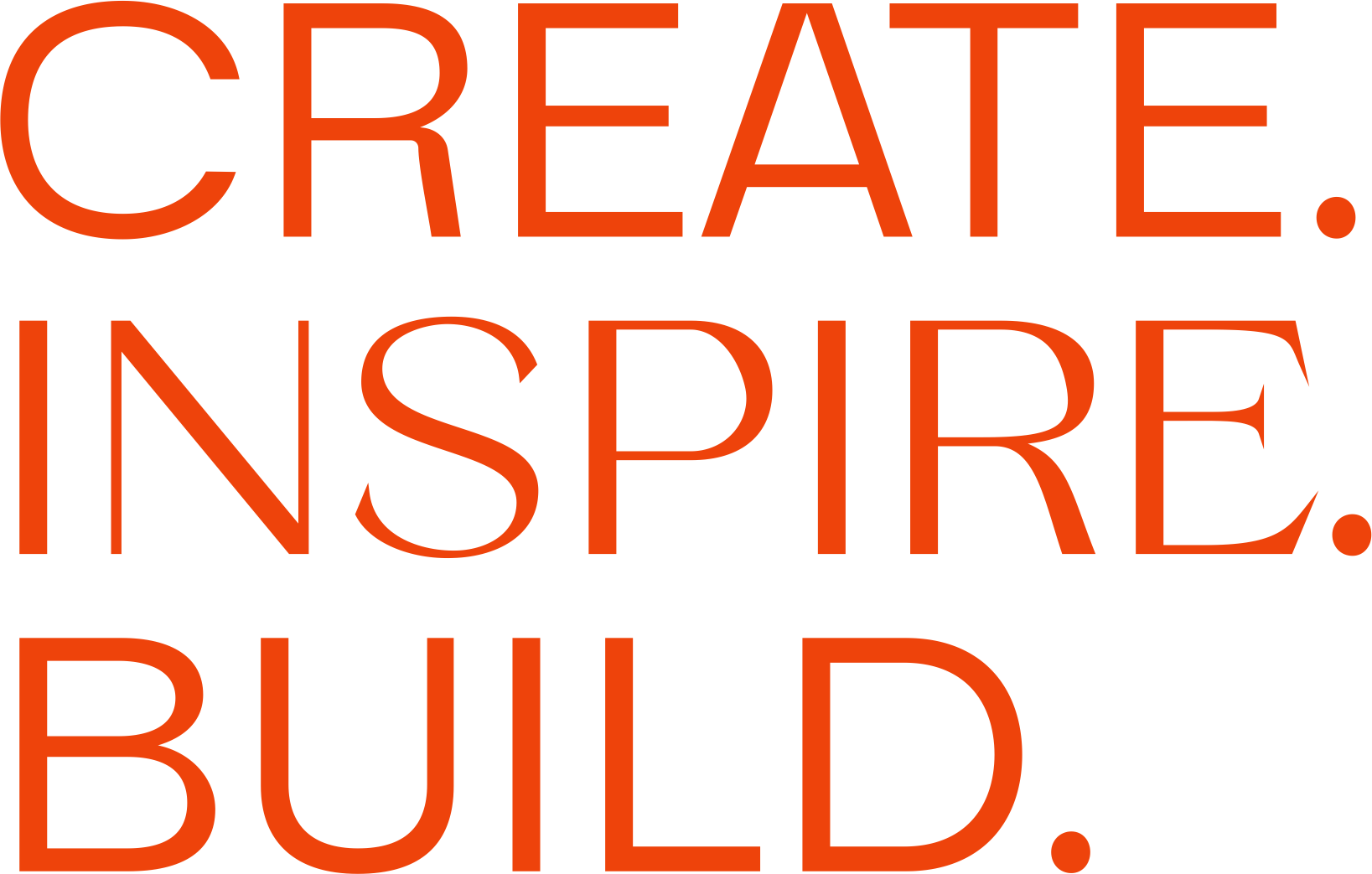 Create. Inspire. Build.